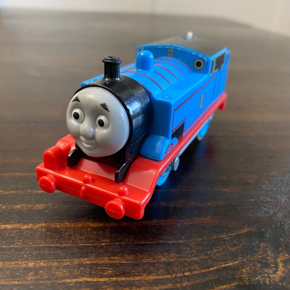 Mattel Thomas & Friends‎ TrackMaster Motorized Engine Blue Train 2013 VIDEO